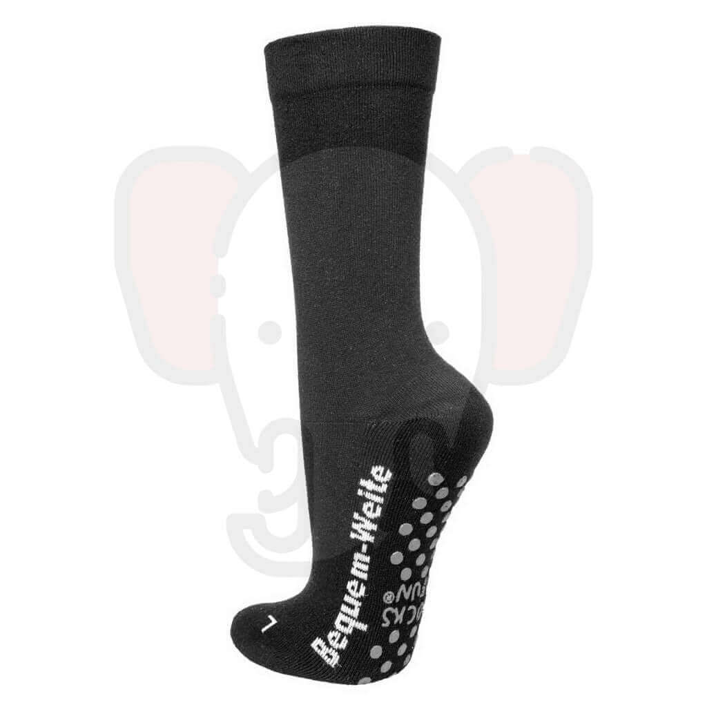 Chaussette Antidérapante Extra Large Grande Taille - Lot De 2 Paires Chaussettes Antidérapantes