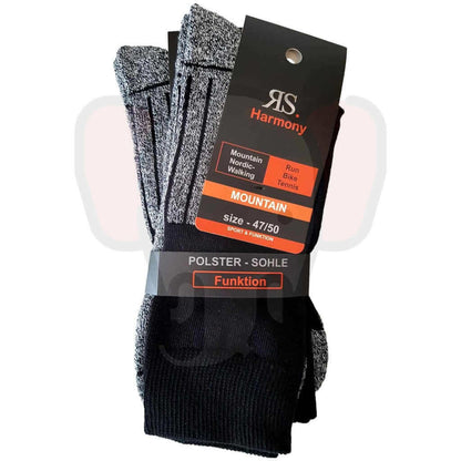 Chaussettes De Randonnée Grande Taille Du 47 Au 54 - 2 Paires 47/50